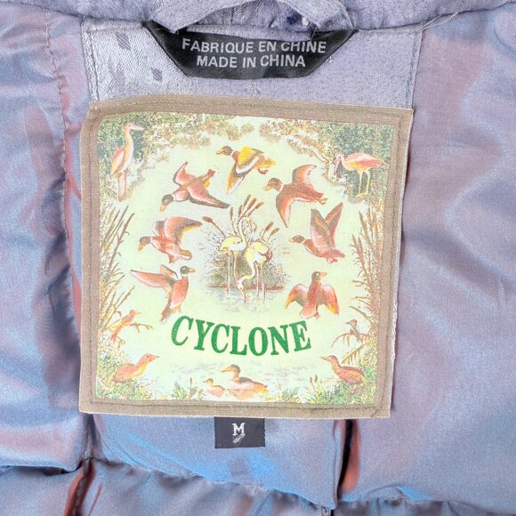 NWT Cyclone Down Coat Parka – Gray Snowflake Print, Faux-Fur Hood, Size M - Picture 3 of 16